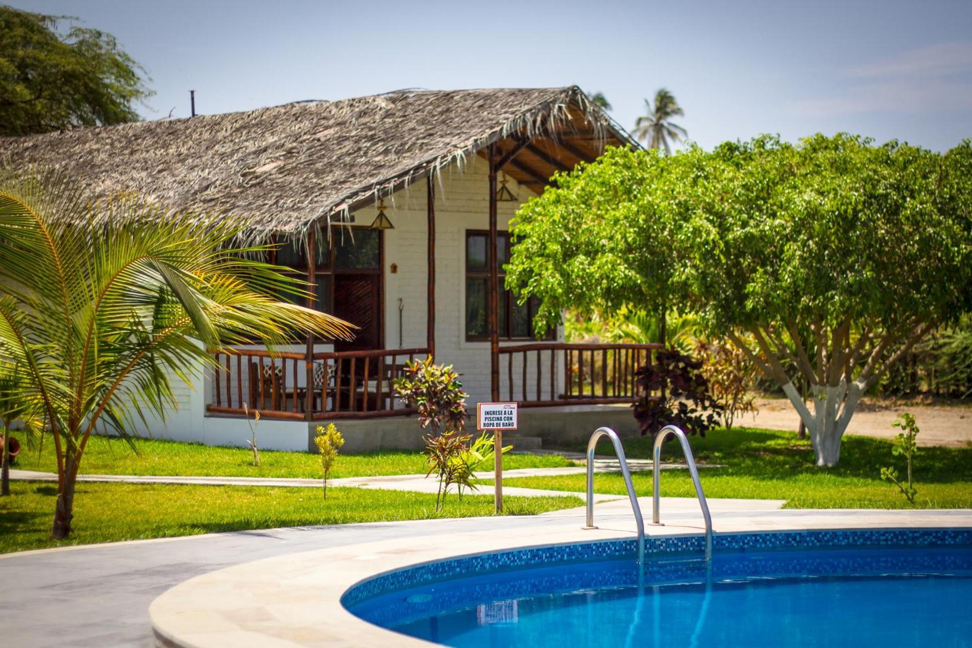 La Choza Bungalows Tambo Grande Buitenkant foto